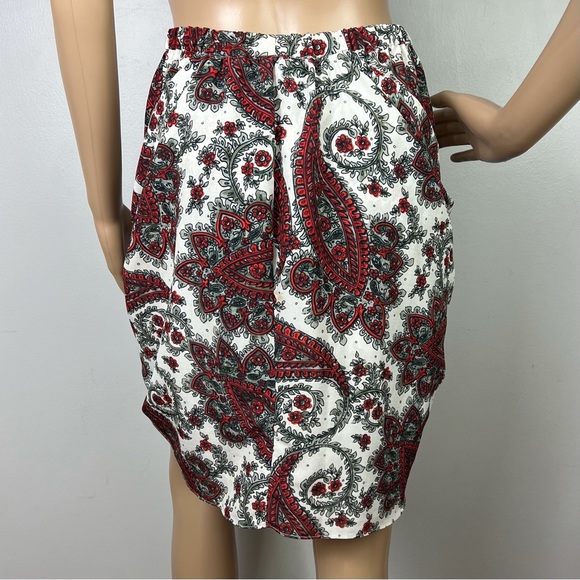 NEW ISABEL MARANT PAISLEY PRINT MINI SKIRT - Picture 8 of 10